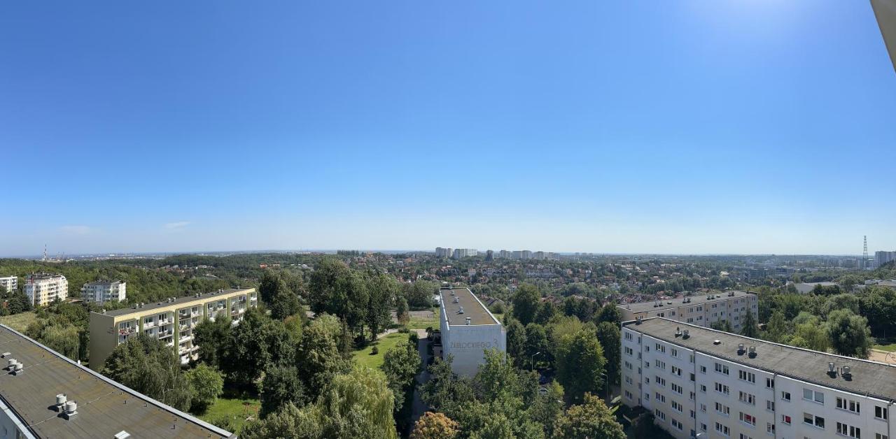 #17 Komfortowy pokój z widokiem na Gdańsk i morze Apartamento Exterior foto